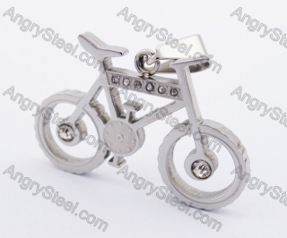 Stainless Steel Lovely Bike Pendant KJP140197