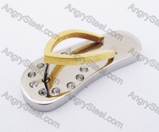 Stainless Steel Lovely Slippers Pendant KJP140208