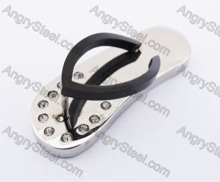 Stainless Steel Lovely Slippers Pendant KJP140210