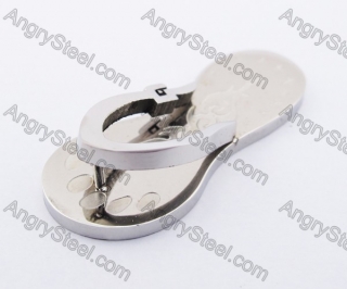 Stainless Steel Lovely Slippers Pendant KJP140211