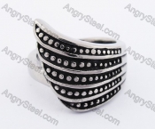 Stainless Steel Biker Ring KJR370152