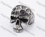 Stainless Steel Skull Ring KJR370165