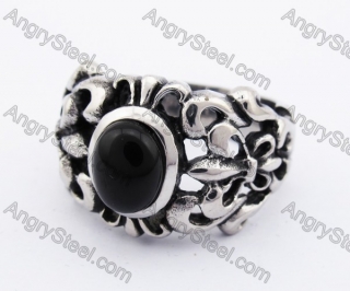 Stainless Steel Vintage Ring KJR370191