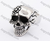 Stainless Steel Skull Ring KJR370195