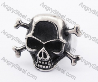 Stainless Steel Death Skull Ring KJR370205