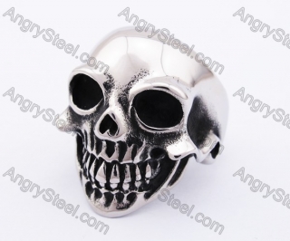 Stainless Steel Skull Ring KJR370224