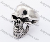 Stainless Steel Skull Ring KJR370236