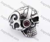 Stainless Steel Skull Ring KJR370243