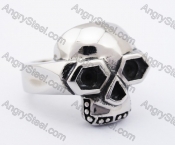 Stainless Steel Skull Ring KJR370244