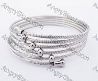 Stainless Steel Wire Bangle KJB450008