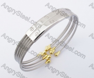 Stainless Steel Wire Bangle KJB450028