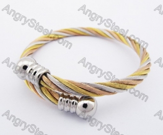 Stainless Steel Wire Bangle KJB450043