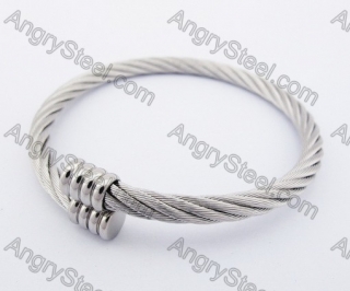 Stainless Steel Wire Bangle KJB450056