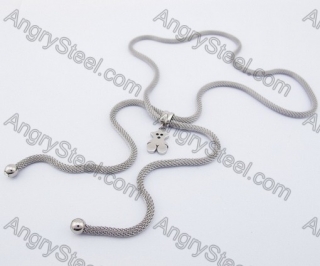 Stainless Steel Necklace KJN450008