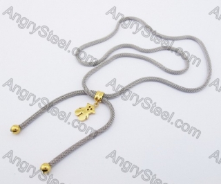 Stainless Steel Necklace KJN450012