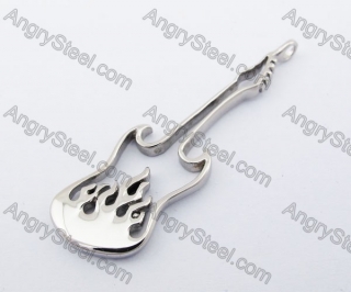 Stainless Steel Guitar Pendan KJP330117