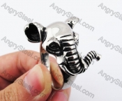 Stainless Steel Elephant Ring KJR330123