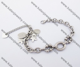 Stainless Steel Stamping Bracelet KJB440007