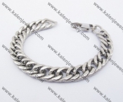 Stainless Steel Stamping Bracelet KJB440008