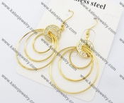 Stainless Steel Earring KJE130017