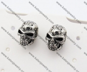 Stainless Steel Skull Biker Ear Stud / Ear Nail KJE490003