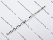 Stainless Steel Stamping Bracelet KJB520007