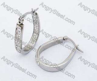 Stainless Steel Cutting Earring KJE320094