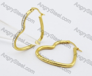 Stainless Steel Cutting Earring KJE320096