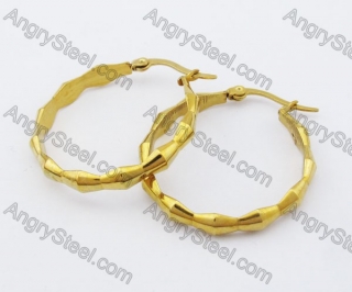 Stainless Steel Cutting Earring KJE320097