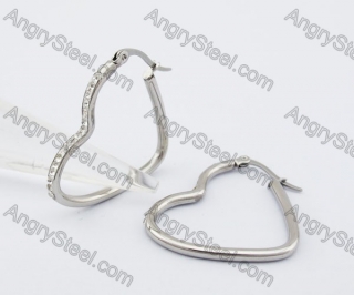 Stainless Steel Cutting Earring KJE320098