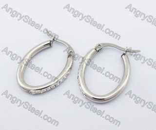 Stainless Steel Cutting Earring KJE320101