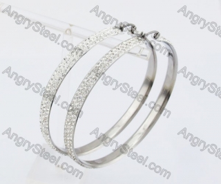 Stainless Steel Cutting Earring KJE320103