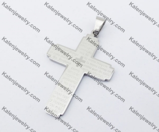 Stainless Steel Cross Pendant KJP051231