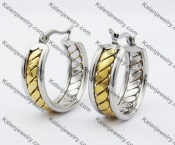 Stainless Steel Cutting Earring KJE051060