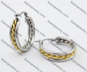 Stainless Steel Cutting Earring KJE051063