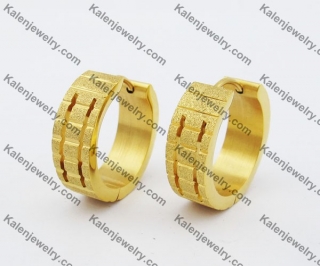 Stainless Steel Cutting Earring KJE051068