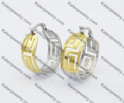 Stainless Steel Cutting Earring KJE051070