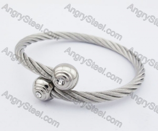 Stainless Steel Wire Bangle KJB4500103