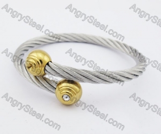 Stainless Steel Wire Bangle KJB4500102