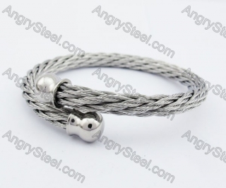 Stainless Steel Wire Bangle KJB4500116