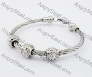 Stainless Steel Wire Bangle KJB4500165