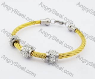 Stainless Steel Wire Bangle KJB4500166