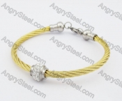 Stainless Steel Wire Bangle KJB4500167