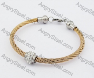 Stainless Steel Wire Bangle KJB4500168