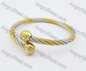 Stainless Steel Wire Bangle KJB4500169