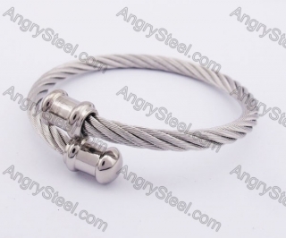 Stainless Steel Wire Bangle KJB4500072