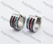 Stainless Steel Stone Earring KJE320126