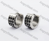 Stainless Steel Stone Earring KJE320130