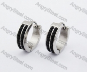 Stainless Steel Stone Earring KJE320138