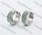 Stainless Steel Stone Earring KJE320139